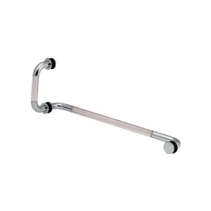 Shower Door Handle With Towel Bar - OGH-TB-3 250x450MM SWAN